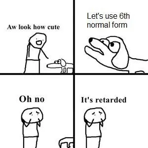 6th normal form mistake