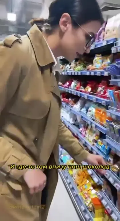 Шоколадная диверсия в магазине