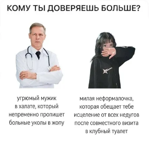 Кому ты доверяешь больше?