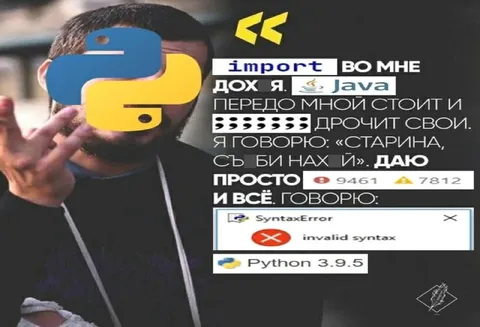 Python не понимает Java