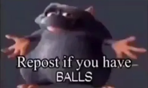 Repost If You Have Balls