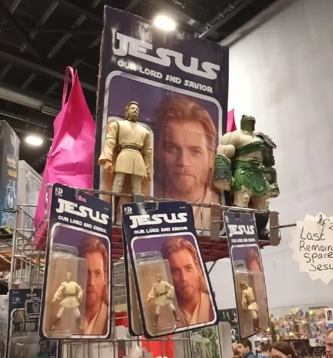 Jesus Action Figure Display