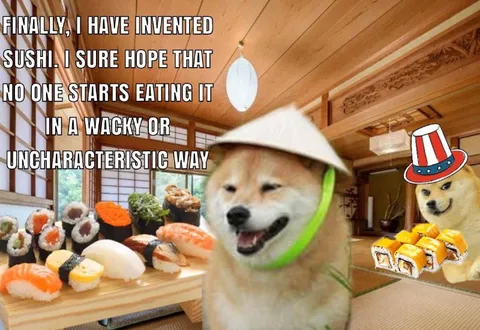 Finally, I Have Invented Sushi