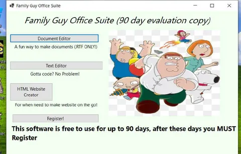 Family Guy Office Suite Trial