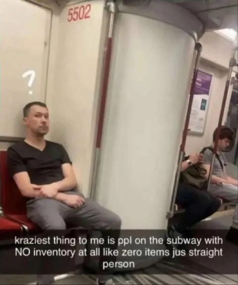 Subway Passenger With Zero Inventory