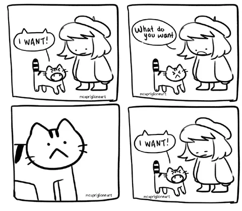 Cat Wants Everything