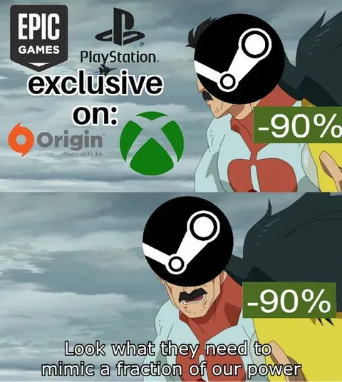 Steam Ninety Percent Off