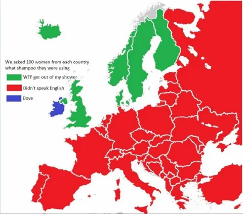 European Shampoo Survey Map