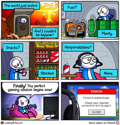 Perfect Gaming Session Ruined