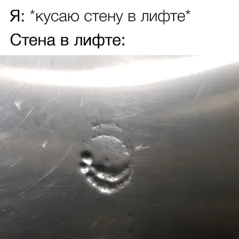 Кусаю стену в лифте