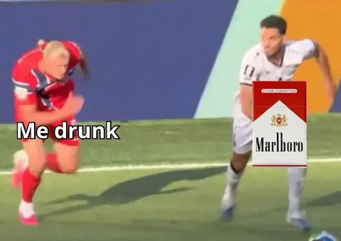 Me Drunk Marlboro Soccer