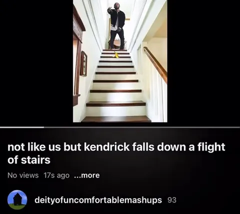 Kendrick Falls Down the Stairs