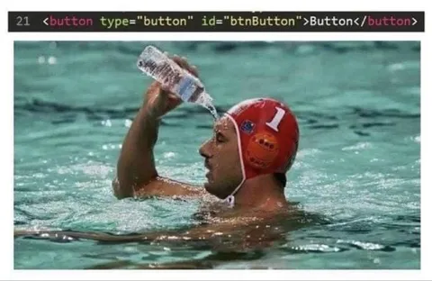 Button in the Pool