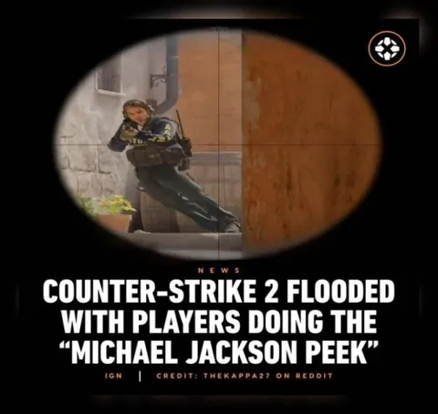 Michael Jackson Peek in CS2