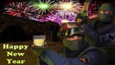 Counter-Strike Terrorists Celebrate New Year