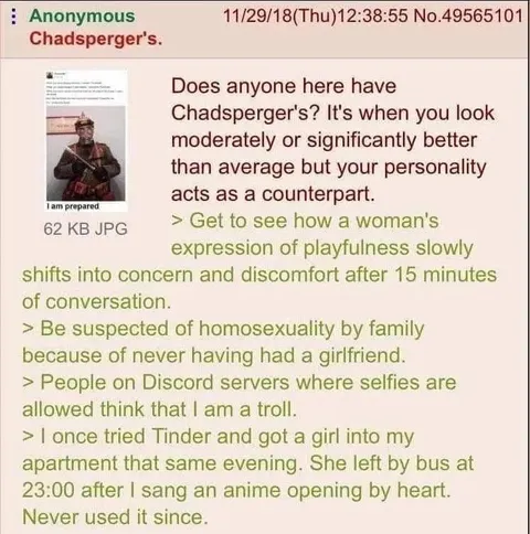 Chadsperger Personality Counterpart