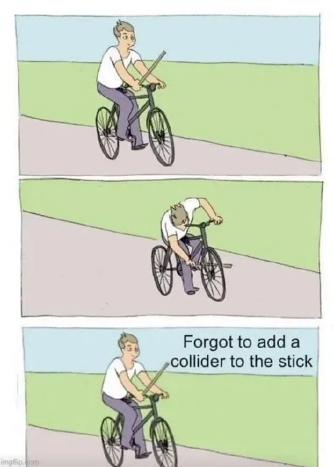 Forgot to Add a Collider