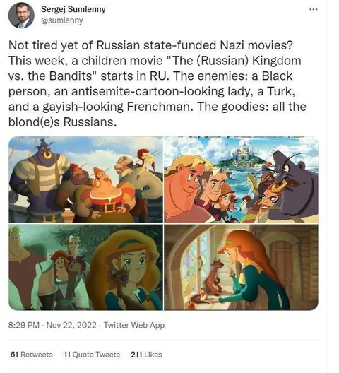 Russian Kingdom Movie Villains