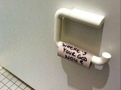 Where's Your God Now Toilet Paper