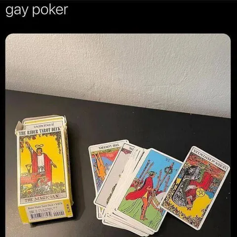 Gay Poker with Tarot Cards