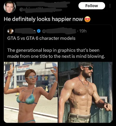 GTA 5 vs GTA 6 Character Models
