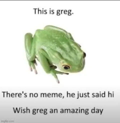 Greg Just Said Hi