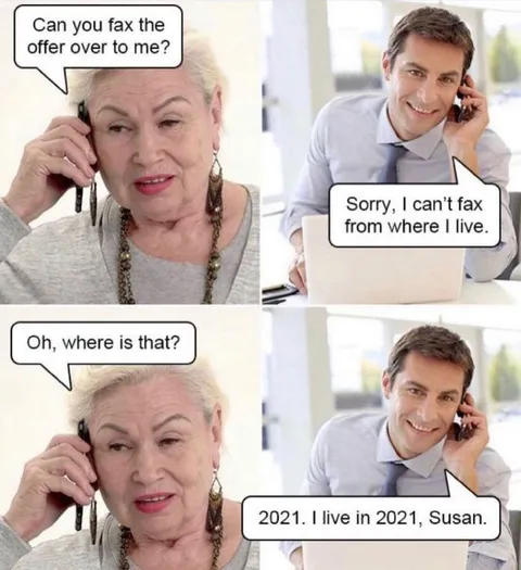 I live in 2021, Susan