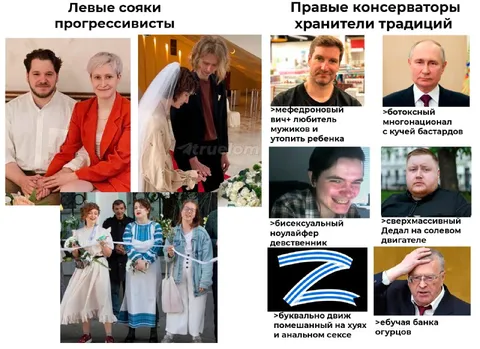 Левые сояки и правые консерваторы