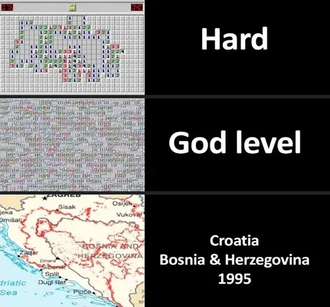 Croatia Bosnia God Level