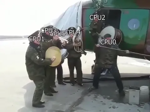 CPU Cores Playing While GPU Waits
