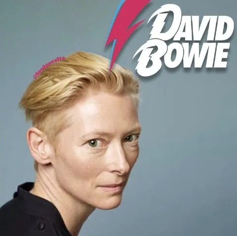 Tilda Swinton as David Bowie