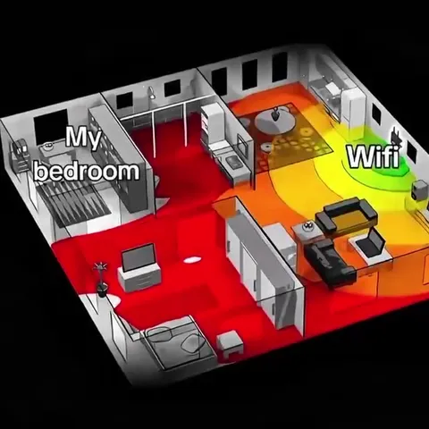 My Bedroom WiFi Signal Map
