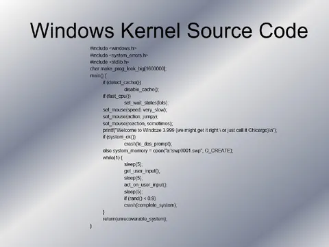 Windows Kernel Source Code