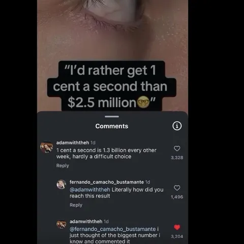 One Cent Per Second