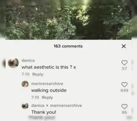 Walking Outside Aesthetic