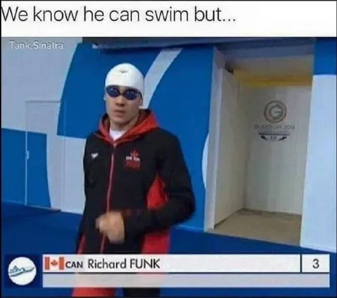 We Know He Can Swim But