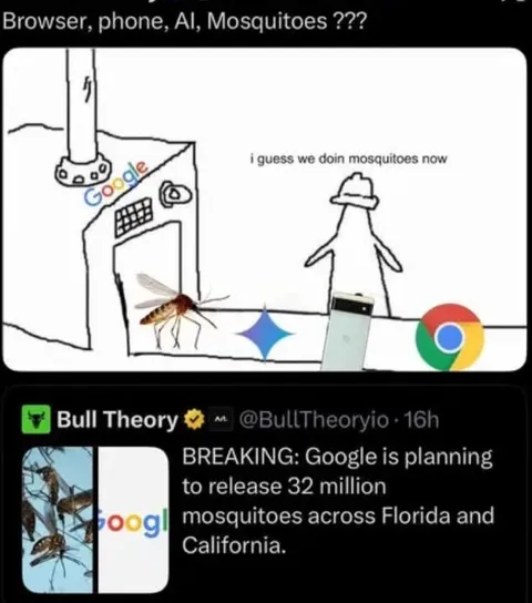 Google Releases Mosquitoes