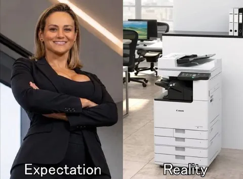 Expectation vs Reality Office Printer