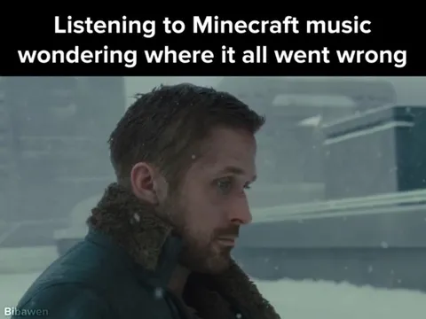 Listening to Minecraft Music