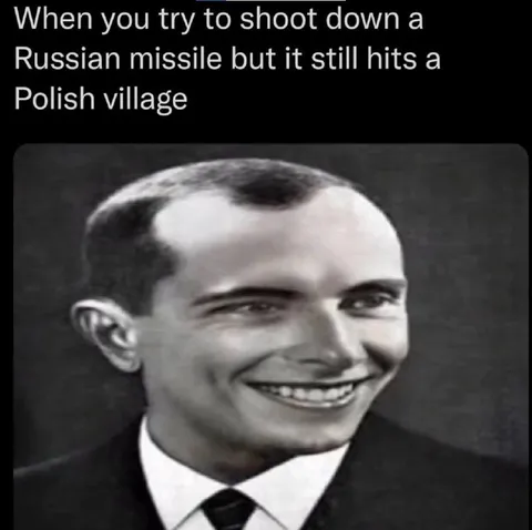 Russian Missile Hits Polish Village