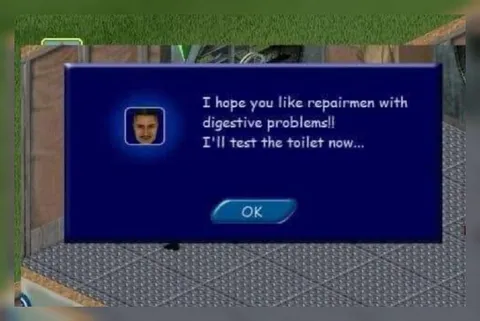 Repairman With Digestive Problems