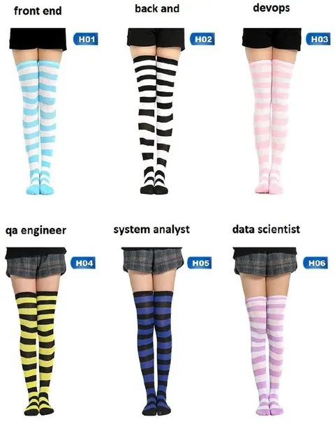 Programmer Jobs as Striped Socks