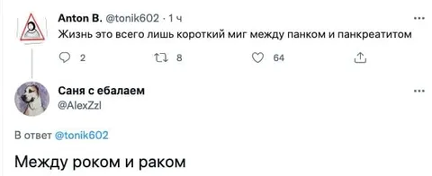 Между панком и панкреатитом