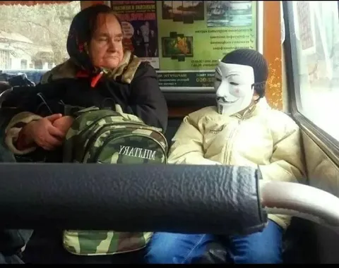 Batman on the Bus