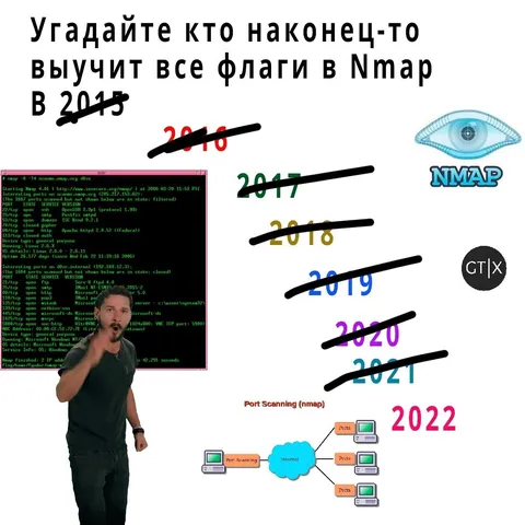 Наконец-то выучил все флаги Nmap