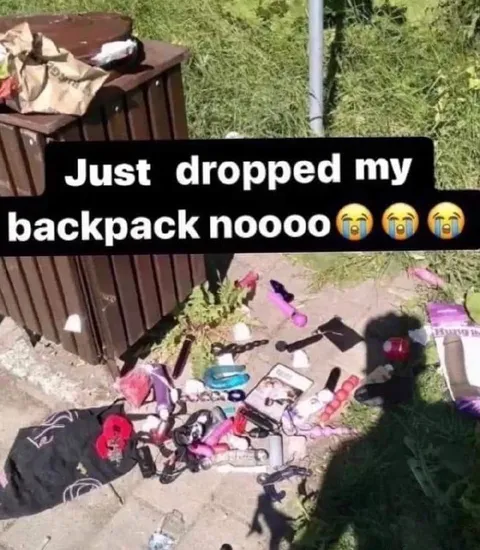 Dropped Backpack Disaster