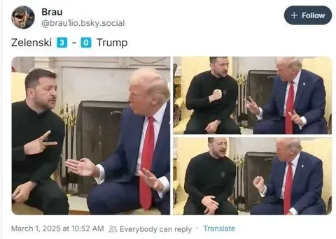 Zelenski Three Nil Trump