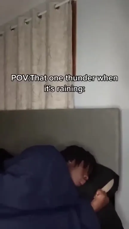 Thunder Wakes Him Up