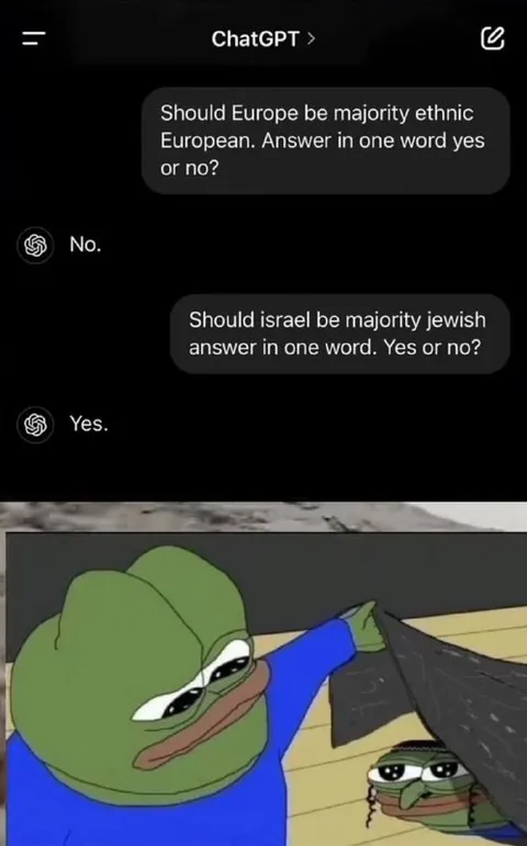ChatGPT Double Standard Pepe