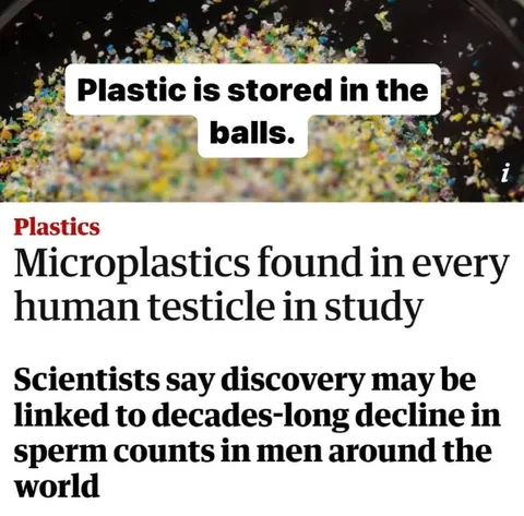 Plastic Stored in the Balls